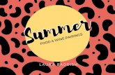 Summer Food & Wine Pairings
