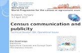 Census communication and publicity: Technical Session 16b