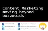 Content Marketing moving beyond buzzwords