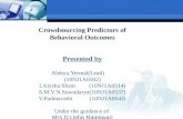 Crowdsourcing Predictors of Behavioral Outcomes
