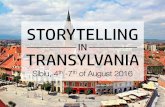 Storytelling in Transylvania: Make Your Voice Heard