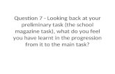 Question7 evaluation