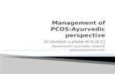 Management of PCOS : ayurvedic perspective