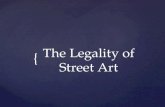 The legality of street art