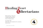 Bleeding Heart Libertarianism. Una introducción - Martí JM. Students For Liberty Madrid