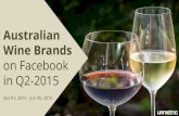 Comparison of Jacob's Creek, Rosemount Estate, McGuigan Wines, Lindeman's and Other Top Wine Brands From Australia on Facebook