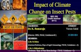 Impact of climate change on insect pests