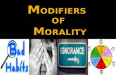 Modifiers of Morality