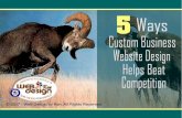 5 Ways Custom Business Website Design Helps Beat Competition