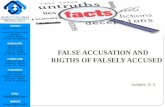 Rights of false accused