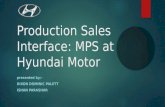 Mps at hyundai motor ; SCM case study