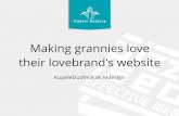 Making grannies love their lovebrand's website (Experience Conference 2017)
