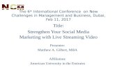 Strengthen Your Social Media Marketing with Live Streaming Video