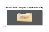 Clio's The Whole Lawyer series - Confidentiality