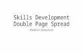 Skills development  double page spread