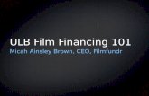 ULB Film Financing 101