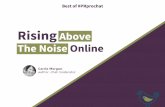 Rising Above the Noise Online - Best of #PRprochat with @morgancarrie