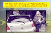 Distributor waterless car wash