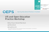 Learning for Sustainability and Open Educational Practice Workshop (3rd of March 2017)