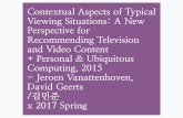 Contextual Aspects of Typical Viewing Situations - Vanattenhoven, Geerts