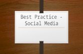Best Practice - Social Media