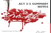 Notes on Macbeth: Macbeth a3 5 summary notes 2015