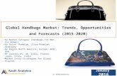 Global Handbags Market: Trends, Opportunities and Forecasts (2015-2020) - New Report by Azoth Analytics