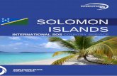 International SOS Country Service Portfolio - Solomon Islands 2016
