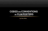 Codes and conventions of a film poster