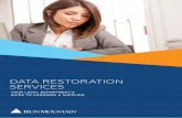 Data Restoration Services: Choosing a Vendor- For Legal Audiences