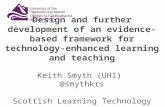 Design and further development of an evidence-based framework for technology-enhanced learning and teaching