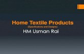 Home Textile Products Presentation