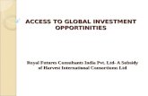 Investment-Harvest International Consortiums