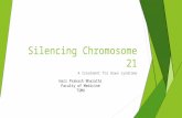 Silencing chromosome - treatment for down syndrome