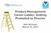 Product Career Ladder: Getting Promoted to Director