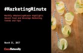 March 2017 #MarketingMinute
