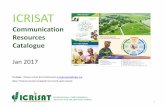 ICRISAT communication resources catalogue