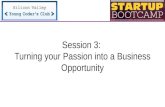 Startup Bootcamp - Session 3