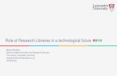 Research Libraries UK Conference 2017 presentation