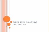Importers Exporters Data Prestented By Cybex Exim Solutions