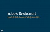 Inclusive Development: Using Style Guides to Improve Website Accessibility