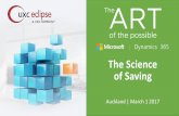 The Art of the Possible Event - The Science of Saving