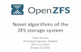 OpenZFS novel algorithms: snapshots, space allocation, RAID-Z - Matt Ahrens