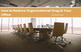How to Reduce Organizational Drag in Your Office