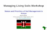 Status and Priorities of Soil Management in Kenya - Hamisi Mzoba