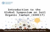 Introduction to the  Global Symposium on Soil Organic Carbon (GSOC17)