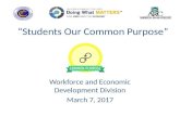 Students Our Common Purpose