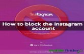 How to block the instagram account