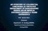 An overview of colorectal carcinoma at oncology department new