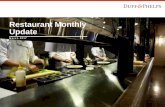 Restaurant Monthly Update - March 2017